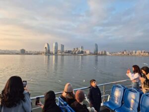 Baku: Caspian Sea Boat Tour with City Skyline Views - Timing matters: sunset views versus peak city lights