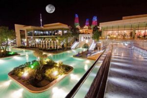 Baku Lights: the Night Tour illuminated by Baku lights - Where it starts: Gosha Gala Tower and a smooth night flow