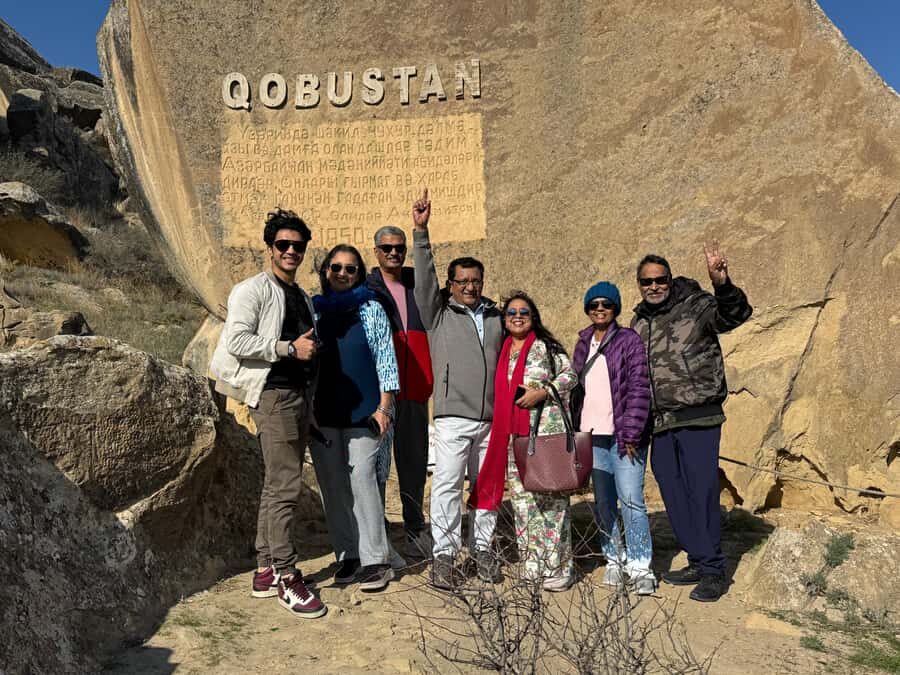 Gobustan & Mud, Fire Temple, Burning Mountain, H.A. Center - Free Hotel Pickup and the 09:00–Evening Reality Check